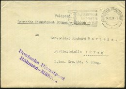 FREIBURG (BREISGAU)/ 1/ A/ FERNSPRECHER/ SPART/ ZEIT U.GELD 1939 (14.12.) MWSt + Viol. 2L: Deutsche Dienstpost/... - Other & Unclassified
