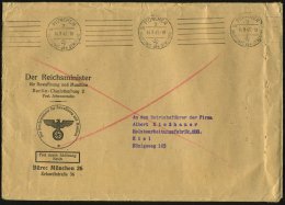 MÜNCHEN/ 2/ Cb/ HDB 1943 (14.9.) Bd.MWSt Auf Dienstbf.: Der Reichsminister Für Bewaffnung U. Munition/... - Other & Unclassified