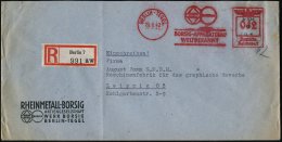 BERLIN-TEGEL/ RHEINMETALL/ BORSIG/ BORSIG-APPARATEBAU.. 1942 (26.6.) AFS 042 Pf. = Firmenlogo (etw. Fett... - Other & Unclassified