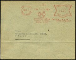 BÖHMEN & MÄHREN 1941 (13.10.) AFS: KÖNIGSTÄTEL/MESTEC KRALOVE/"KVETA"/prásky Do... - Sonstige & Ohne Zuordnung