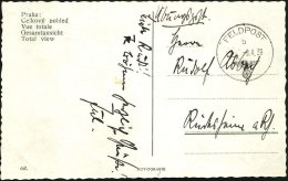 DEUTSCHES REICH 1939 (9.4.) 1K: FELDPOST/b/--- + Hs. Vermerk "Übungspost" , Klar Gest. Feldpost-Ak.: Prag... - Sonstige & Ohne Zuordnung