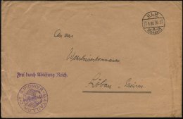 ULM/ A/ (Donau)2 1936 (17.9.) 1K-Steg + Viol. 1L: FdAR + 1K-HdN: 5. PIONIER-BATAILLON (noch Weimarer Adler) Klar... - Other & Unclassified