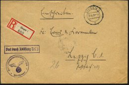 SIEGEN 1/ F 1939 (30.6.) 2K + RZ: Siegen 1 + Viol. Ra.: FdAR + Viol. 1K-HdN: Heeresstandortverwaltung Siegen... - Other & Unclassified