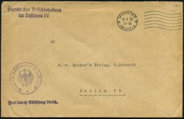 MÜNSTER/ *II/ (WESTF) 2 1936 (18.4.) MaWellenSt. + Viol. 1L: Frei Durch Ablösung Reich + Viol. 1K-HdN:... - Other & Unclassified