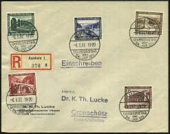 HAMBURG/ DIVISIONSTAG/ Der/ 54.JNF.DIV. 1937 (6.3.) SSt 5x Auf Besserer WHW-Frankatur (Mi. + 25.- EUR) + RZ:... - Other & Unclassified