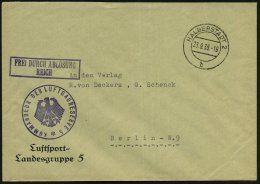 HALBERSTADT 2/ B 1935 (23.9.) 2K + Viol. Ra.2: FREI DURCH ABLÖSUNG/REICH + 1K-HdN: KOMMANDEUR DER... - Other & Unclassified