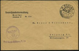 GOSLAR/ Harz/ *Reichsbauernstadt* 1939 (30.3.) HWSt + Viol. 1L: FdAR + 1K-HdN: Heeresstandortverwaltung/Goslar... - Other & Unclassified