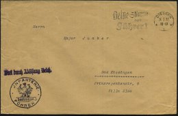 GIESSEN/ *1*/ Deine Stimme/ Dem/ Führer! 1936 (24.3.) Seltener MWSt = Abstimmung Zur Wehrmachts-Besetzung Des... - Other & Unclassified