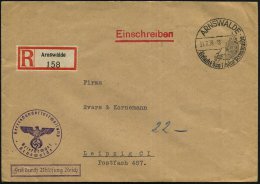 ARNSWALDE/ Besucht Das Schöne Arnswalde 1939 (31.7.) HWSt (Stadtkirche) + RZ: Arnswalde + Viol. Ra.: FdAR +... - Other & Unclassified