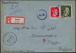 TELTOW/ F 1943 (4.12.) 2K Auf Hitler 12 Pf. U. 30 Pf. + RZ: Teltow/c , Niederl. Zwangsarbeiter, Rs. Hs. Abs.: Gem.... - Other & Unclassified