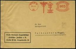 BERLIN W/ 35/ Bund/ Nationalsoz./ Deutscher/ Juristen/ E.V./ Reichsführung.. 1935 (19.8.) Seltener AFS =... - Other & Unclassified