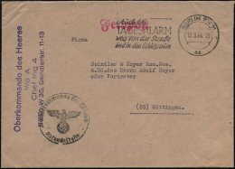 BERLIN SW 11/ Aa/ Auch Bei/ TAGESALARM/ Weg Von Der Straße.. 1944 (18.8.) MWSt + Schw. 1K-HdN: Oberkom-mando... - Other & Unclassified