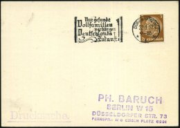 DÜREN (RHEINL)/ *1III/ Nur Gesunde/ Vollfamilien/ Verbürgen/ Deutschlands/ Zukunft 1937 (22.1.) Seltener... - Other & Unclassified