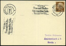 BRESLAU 1/ N/ Ausstellung/ Frau U.Mutter-/ Lebensquell Des Volkes/ Breslau 20.Sept.-31.Okt. 1940 (5.10.) Seltener... - Other & Unclassified