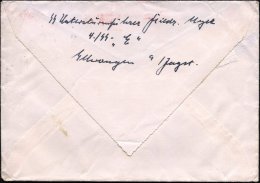 ELLWANGEN/ (JAGST) 1938 (30.11.) 2K-Steg + Rs. Hs. Abs.: "SS Untersturmbannführer.. 4. SS - ´E´" ,... - Other & Unclassified