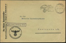 STUTTGART/ 9/ D/ SDA/ Helft/ Der/ Jugend/ Heime/ Bauen! 1939 (27.4.) Seltener MWSt, Teils Sütterlin... - Other & Unclassified