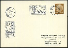 OBERSTDORF/ ***/ Sachsenlager Der HJ 1937 (17.7.) MWSt = HJ.-Logo (Wappen Mit Sächs. Kursschwertern, Zelte Vor... - Sonstige & Ohne Zuordnung