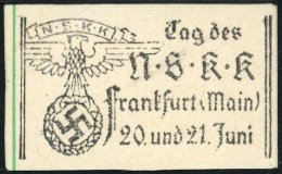 FRANKFURT (MAIN)/ U1u/ Tag Des/ N.S.K.K. 1936 (8.6.) Seltener MWSt (NSKK-Emblem) Klar Auf Inl.-Kt. (Bo.67 A) - Other & Unclassified