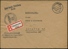 DIPPOLDISWALDE/ C 1942 (26.6.) 2K + RZ: Dippoldiswalde + Viol. 2L: FdA/R + 2 HdN: Reichsarbeitsdienst/Die... - Other & Unclassified