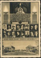 München 1938 (15.3.) S/w.-Propaganda-Ak.: UND IHR HABT DOCH GESIEGT! = 25. Jubil. Hitler-Putsch 1923... - Other & Unclassified