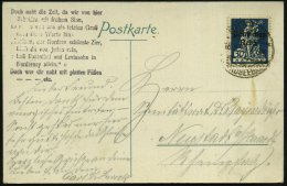 BORKUM/ (NORDSEEBAD) 1920 (18.8.) 1K-Steg Auf Anti-semitischer Color-Ak.: "Gruss Aus BORKUM.." (anti-semit.... - Other & Unclassified