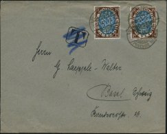 DEUTSCHES REICH 1919 (13.8.) 15 Pf. Nat.-Vers., Reine MeF (2) Als Unzulässige Ausl.-Frankat. , 1K-Steg:... - Other & Unclassified