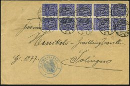 POTSDAM/ *1n 1922 (27.3.) 1K-Steg Mehrfach Auf Dienst 20 Pf. Ziffer, Reine MeF: 10er-Block (1x Mke. Eckfehler) +... - Other & Unclassified