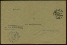 BERLIN W/ *15* 1924 (1.12.) 1K + Viol.Ra: FdAR + 2K: Reichskommissar Einfuhr- U. Ausfuhrbewilligung , Rs. Rote... - Other & Unclassified