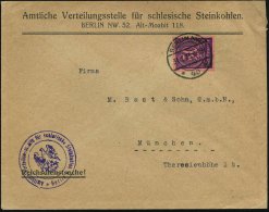 BERLIN NW/ *40k 1923 (31.1.) 1K + Viol.HdN: Amtl. Verteilungsstelle Für Schlesische Steinkohlen/ Berlin , Klar... - Other & Unclassified