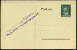 DEUTSCHES REICH 1927 (15.7.) PP 8 Pf. Beethoven: 2.Okt. Hindenburgspende = Brustbild Hindenbg. (+ Text-Faksimile) +... - Other & Unclassified