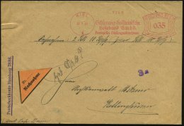 KIEL/ 1/ Schleswig-Holsteinische/ Höfebank GmbH/ Provinzielles Siedlungsunternehmen 1931 (27.7.) AFS 035 Pf.... - Other & Unclassified