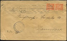 Kassel 1920 (27.8.) Bd.MaSt.: CASSEL/* 7 Z Auf Dienst 30 Pf. Paar + Viol. 3K-HdN: Linien-Kommission D/ Cassel =... - Other & Unclassified