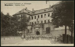 Mainz 1924 (ca.) Monochrome Foto-Ak.: L´occupation Francaise En Allemagne/.. Caserne Foch (Eingang Mit... - Other & Unclassified