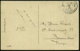 Aachen 1923 (13.5.) Belgischer 1K: POSTE MILITAIRES/BELGIQUES/1 (oben Nicht Voll) Monochrome Feldpost-Ak.: Aachen... - Other & Unclassified
