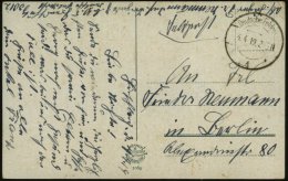 Hirschberg 1919 (4.4.) 1K-Steg: Deutsche Feldpost/*** + Hs. Abs. "Inf. Brigade Z. B(esonderen) V.(erwendung)"..... - Other & Unclassified