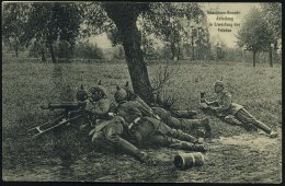 NEUSTADT/ AM RÜBENBERGE 1915 (13.10.) 1K-Gitter + Blauer 1K-HdN: II. Ersatz-Maschinen-Gewehr-Komp. X. A.K. Auf... - Other & Unclassified