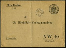 BERLIN/ MILTÄRPOST 1915 (27.3.) Sehr Seltener 1K-Steg Auf Marine-Dienstbf. (Mittelfalte): REICHS-MARINE-AMT/... - Other & Unclassified