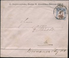 Berlin 1889 (30.1.) 3 Pf. Privatpost "Neue Berliner Omnibus- U. Packetfahrt AG", Sondermarke "27.1.1889" = 30.... - Other & Unclassified