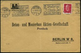 NÜRNBERG/ *2*/ Arbeitersport/ 2.Bundesfest/ 18.-21.Juni 1929 (6.3.) Bd.MWSt Klar Auf Firmen-Bf. (Bo.S 89 Bd. ,... - Other & Unclassified