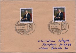 BERLIN 1991 (31.12.) 50 Pf. Alexander Vom Humboldt, Reine MeF: 2 Stück ,2x SSt: 1000 BERLIN... - Other & Unclassified