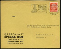 LEIPZIG C2/ B/ REICHSMESSESTADT/ 125 Jahrfeier!/ Völkerschlacht.. 1938 (Sept.) MWSt =... - Other & Unclassified