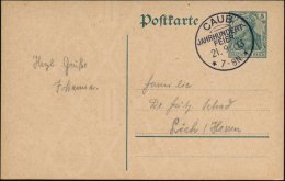 KAUB 1913 (21.9.) Seltener SSt: CAUB/JAHRHUNDERT-/FEIER (= Blüchers Rheinübergang) Glasklar Gest.... - Other & Unclassified