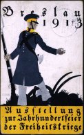 BRESLAU/ Jahrhundertfeier/ Der/ Befreiungskriege 1913 (20.8.) SSt Auf PP 5 Pf. Germania: Ausstellung Zur... - Other & Unclassified