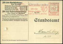 KÜSTRIN/ 2/ Historische Festungs-u.Soldaten-/ Stadt.. 1935 (27.12.) AFS (Stadtwappen) Kommunal. Vordr.-Kt. (1... - Other & Unclassified