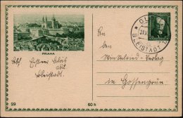TSCHECHOSLOWAKEI 1929 (31.5.) 50 H. BiP Masaryk, Grün: PRAHA = Prager Burg M. Veitsdom = Schauplatz Des... - Other & Unclassified
