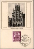 DEUTSCHES REICH 1941 (20.4.) 40 Pf. + 35 Pf. W.H.W. = Rathaus Des Westfäl. Friedens, Münster + KdF-SSt... - Other & Unclassified