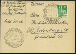 (23) OSNABRÜCK 1/ 1648 1948/ WESTFÄLISCHER FRIEDE 1948 (25.10.) SSt = Friedenstaube (Kt. Oben Kl.... - Other & Unclassified