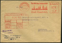 (23) OSNABRÜCK 1/ Über 1100 Jahre Stadtgeschichte/ Stadt Osnabrück 1947 (19.7.) AFS =... - Other & Unclassified