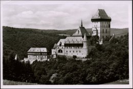 TSCHECHOSLOWAKEI 1952 1,50 Kc. BiP Gottwald, Braun: Karlstejn = Burg Karlstein, Gegr. Von Kaiser Karl IV.... - Other & Unclassified