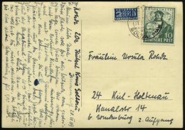 B.R.D. 1949 (21.6.) 10 Pf. Exportmesse Hannover, EF = Hanse-Kaufmann H. H. Wedigh Nach Hans Holbein D. J. +... - Other & Unclassified